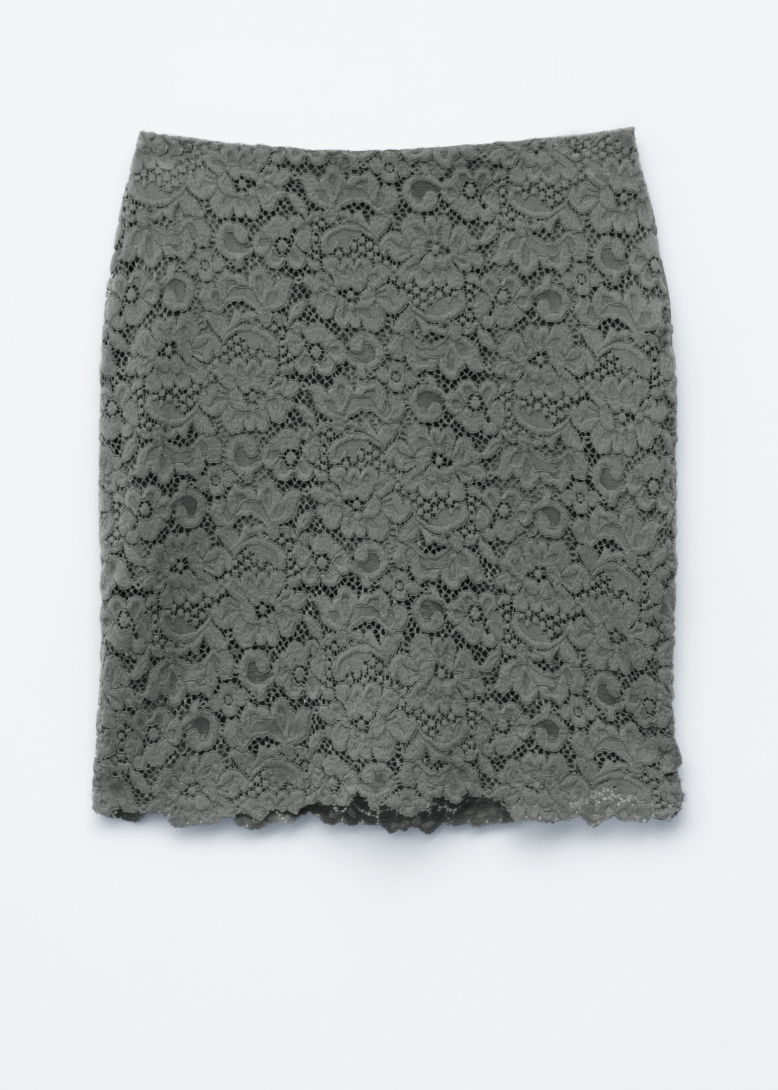 & Other Stories PENCIL LACE MIDI SKIRT
