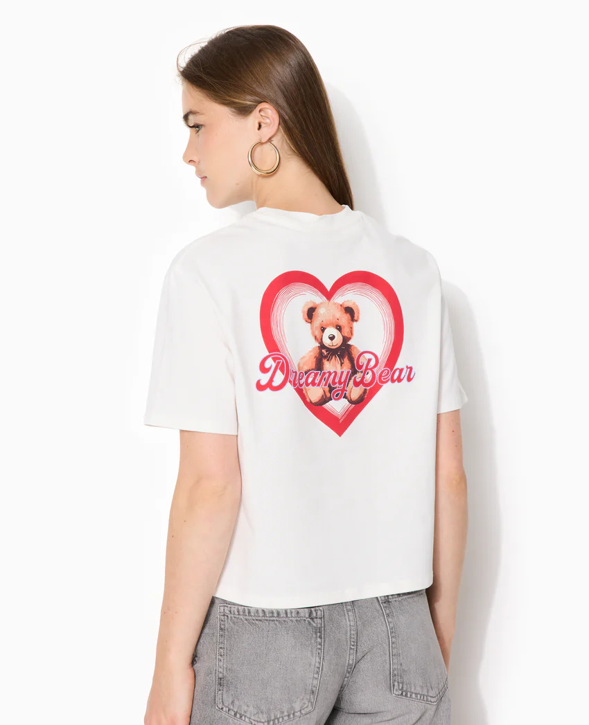 Pimkie T-shirt court avec print devant et dos