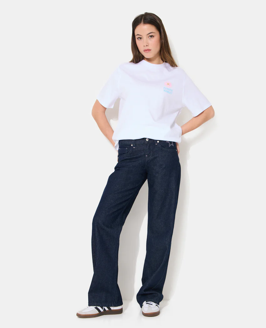 Pimkie T-shirt oversize avec print poitrine et dos