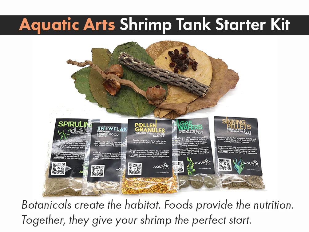 Aquatic Arts Freshwater Shrimp Tank Starter Pack
