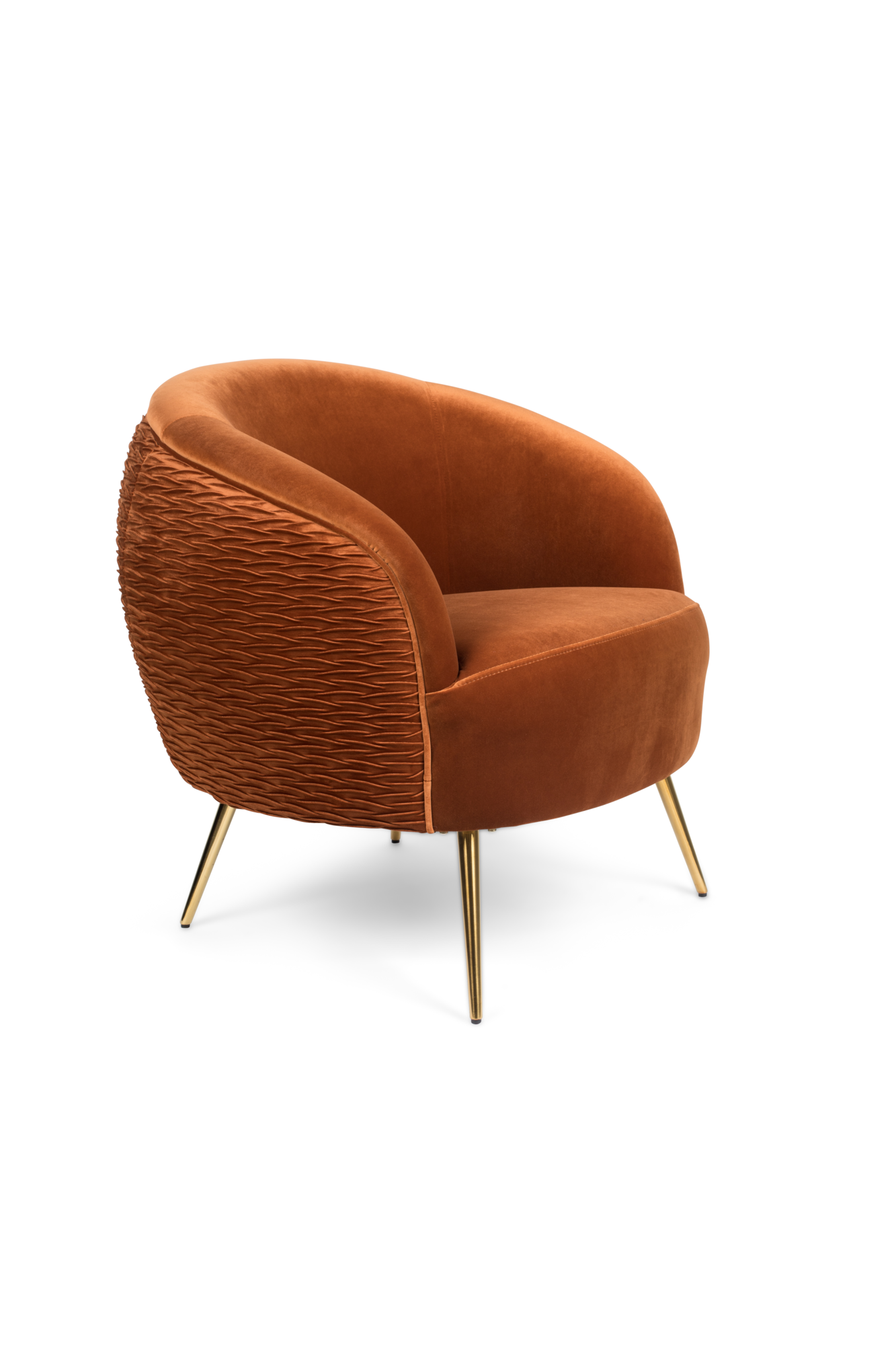Fauteuil So curvy oranje