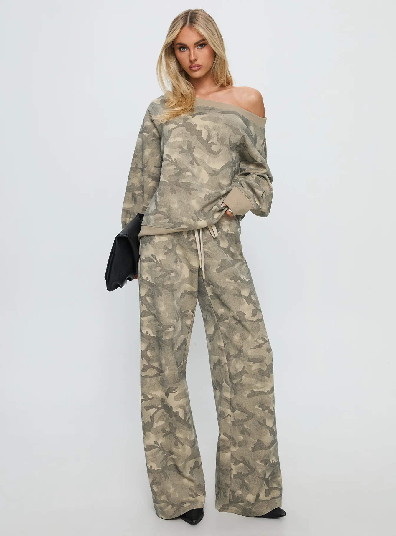 Dodie Wide Leg Pants Camo