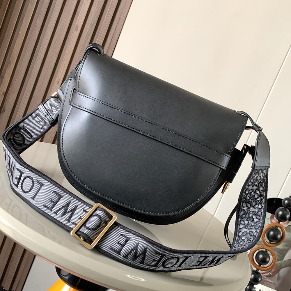 Loewe Small Gate bag in soft calfskin and jacquard - Top Club