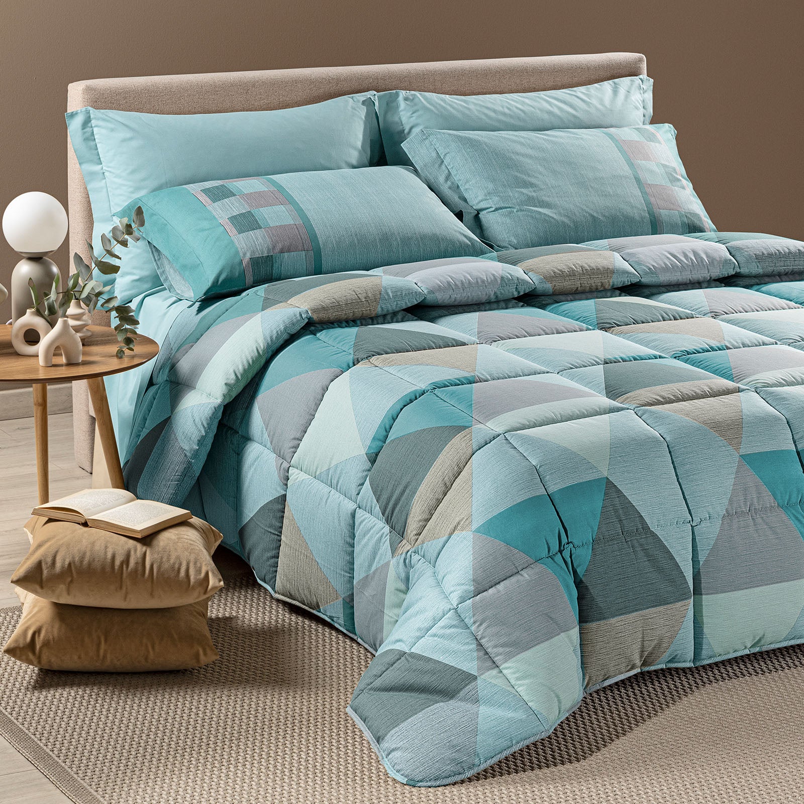 Trapunta In Cotone Londra Matrimoniale Anice Caleffi