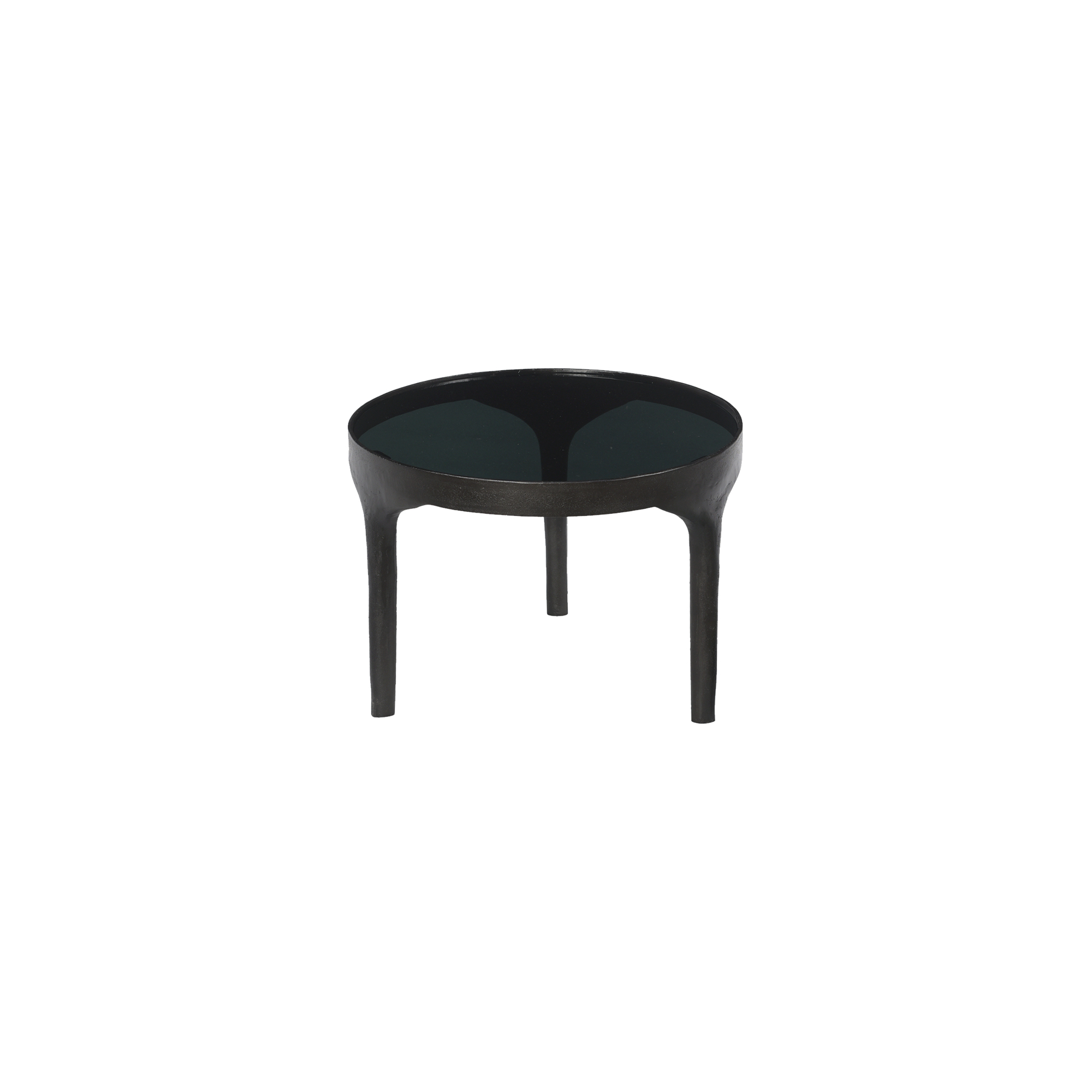 Salontafel Montana S Glas/metaal H48x35cm