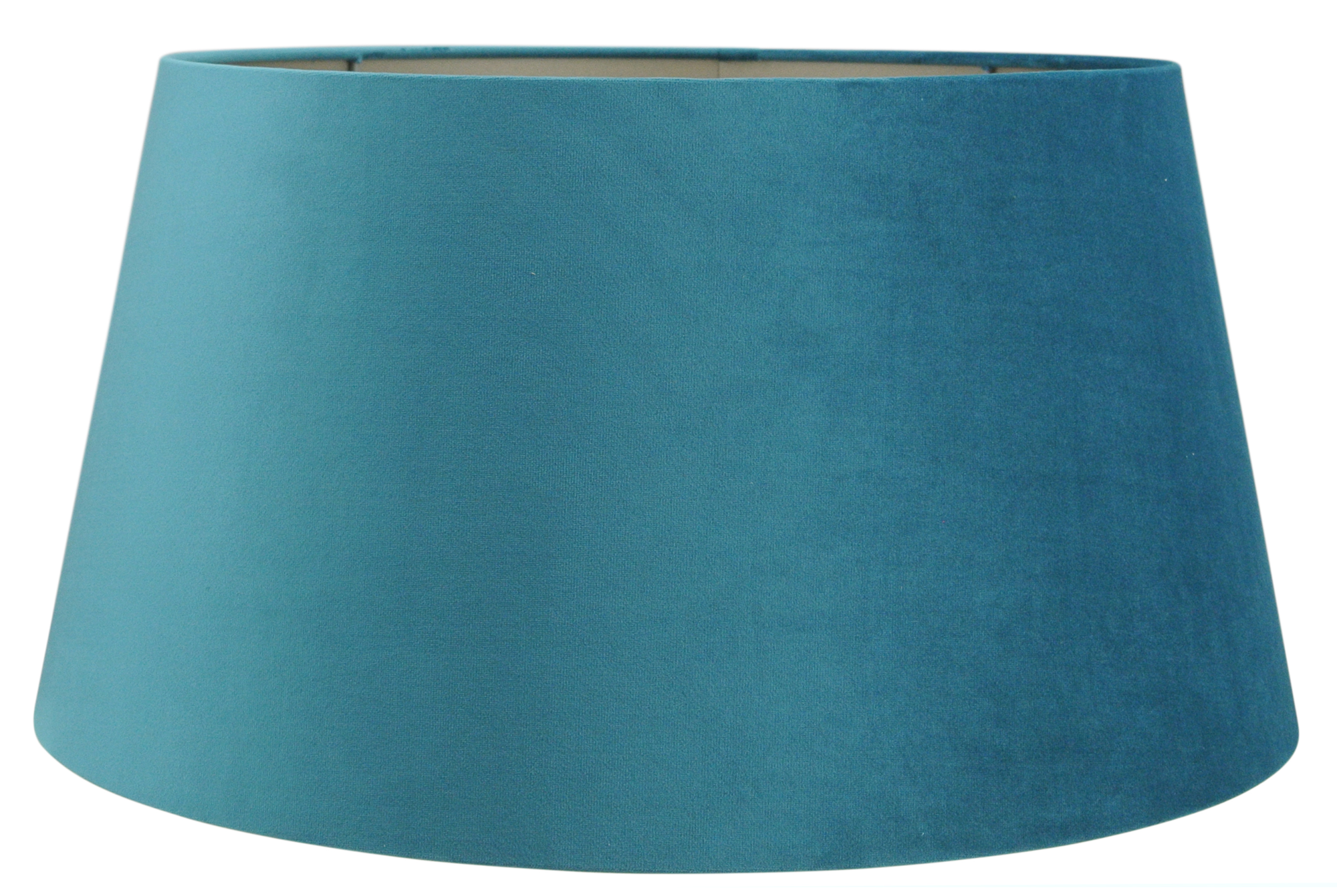 Staande lampenkap Palermo velours lake blue 50x40x26cm