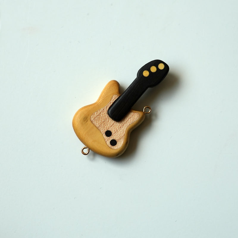 Small guitar refrigerator magnet