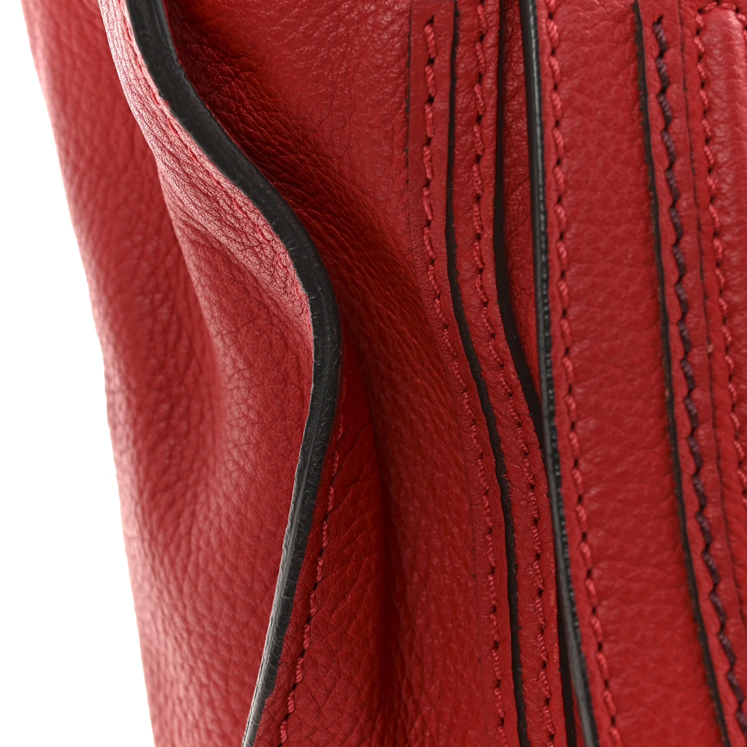 Calfskin Large Marcie Hobo Red - Top Club