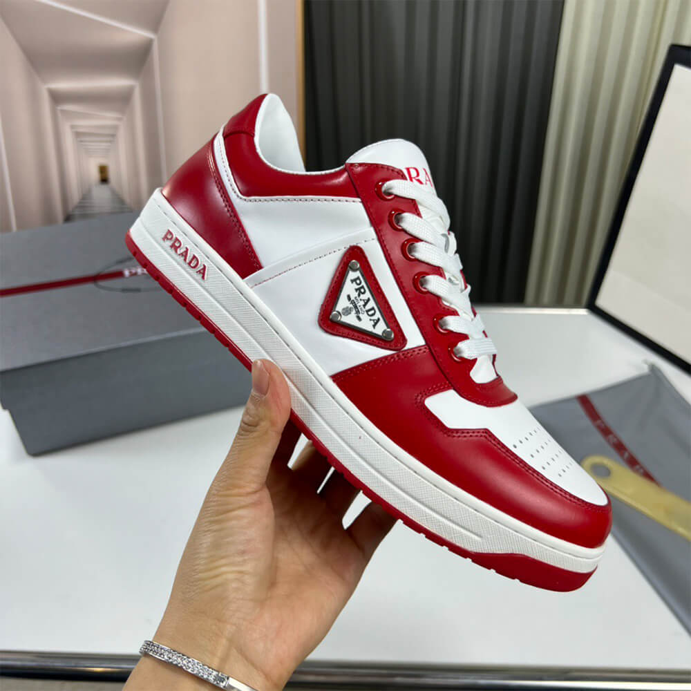 Prada Downtown nappa leather sneakers - Top Club