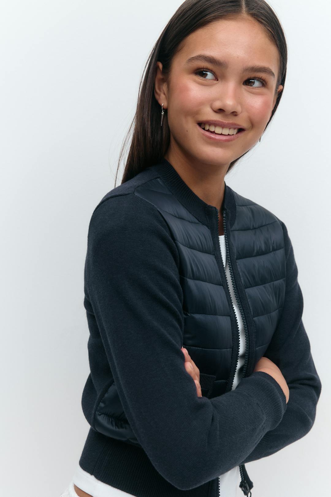 Gina Tricot y lightweight rib jacket