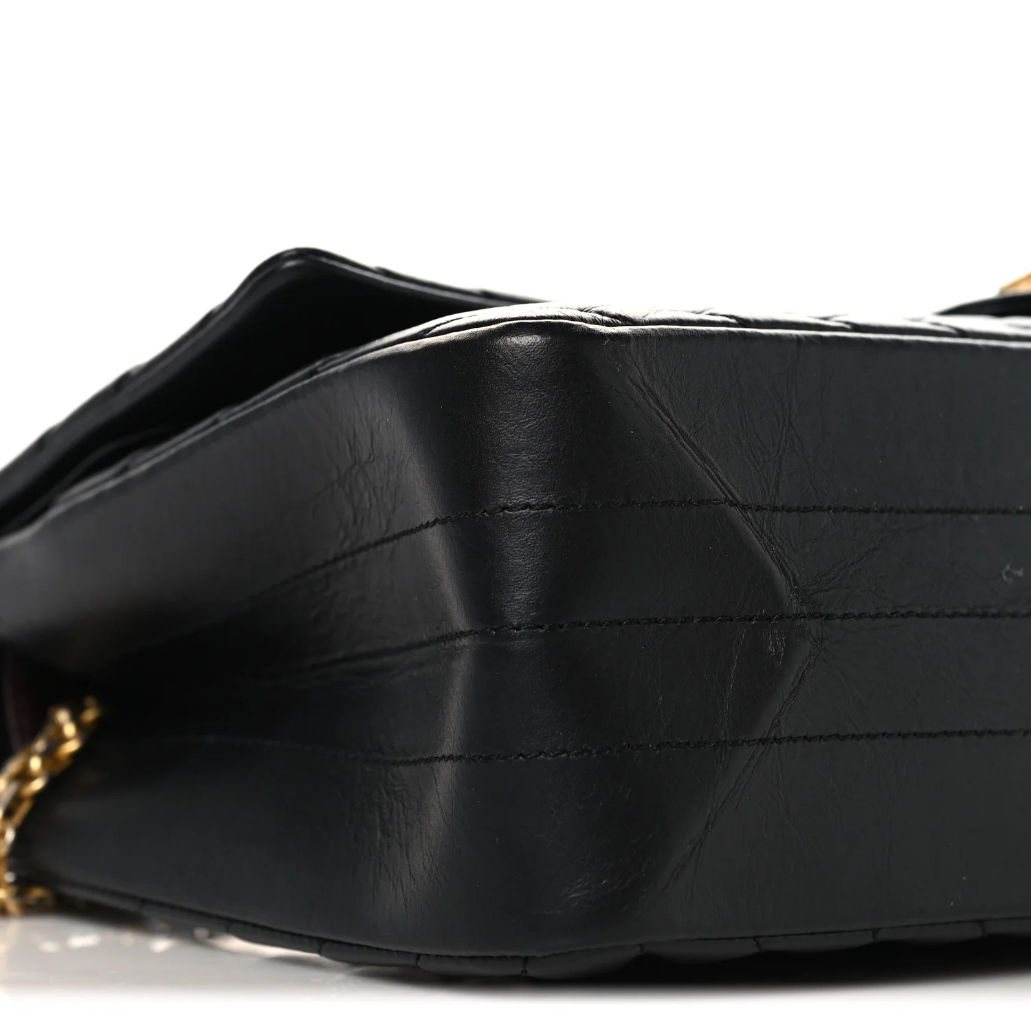 Aged Calfskin Chevron Quilted 2.55 Reissue 226 Flap  Black - Top Club