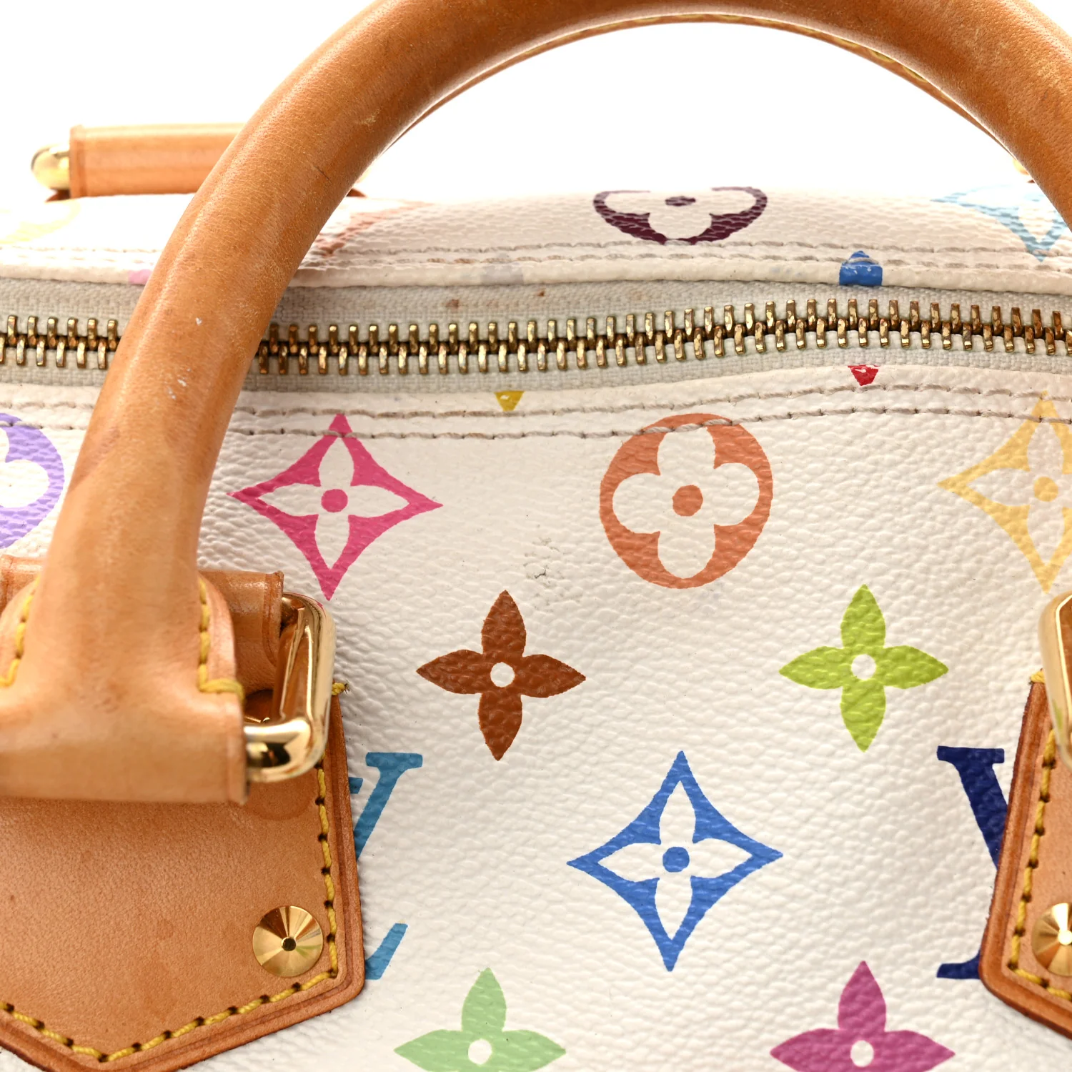 Monogram Multicolor Speedy 30 White - Top Club