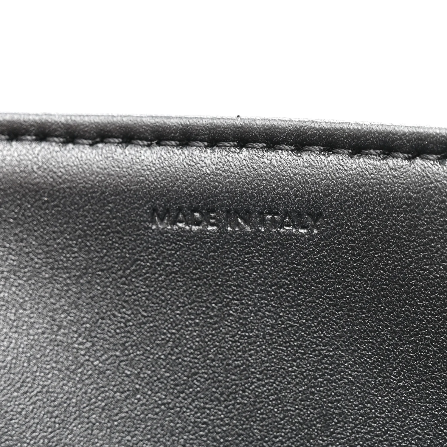 Shiny Calfskin Medium Triomphe Black - Top Club