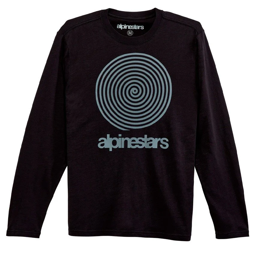 CAMISETA ALPINESTARS SPIRAL LONG SLEEVES NEGRO