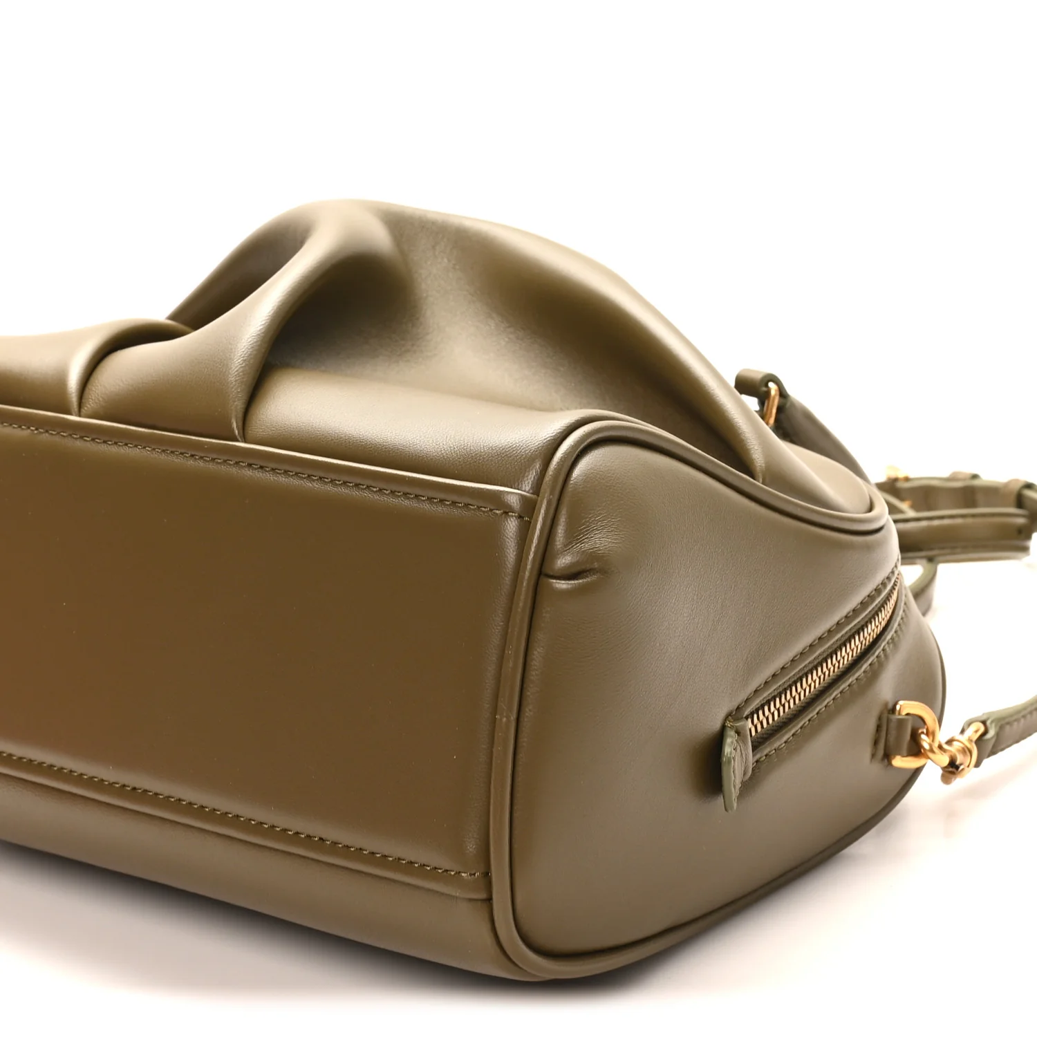 Lambskin Small The Wave Bag Olive - Top Club