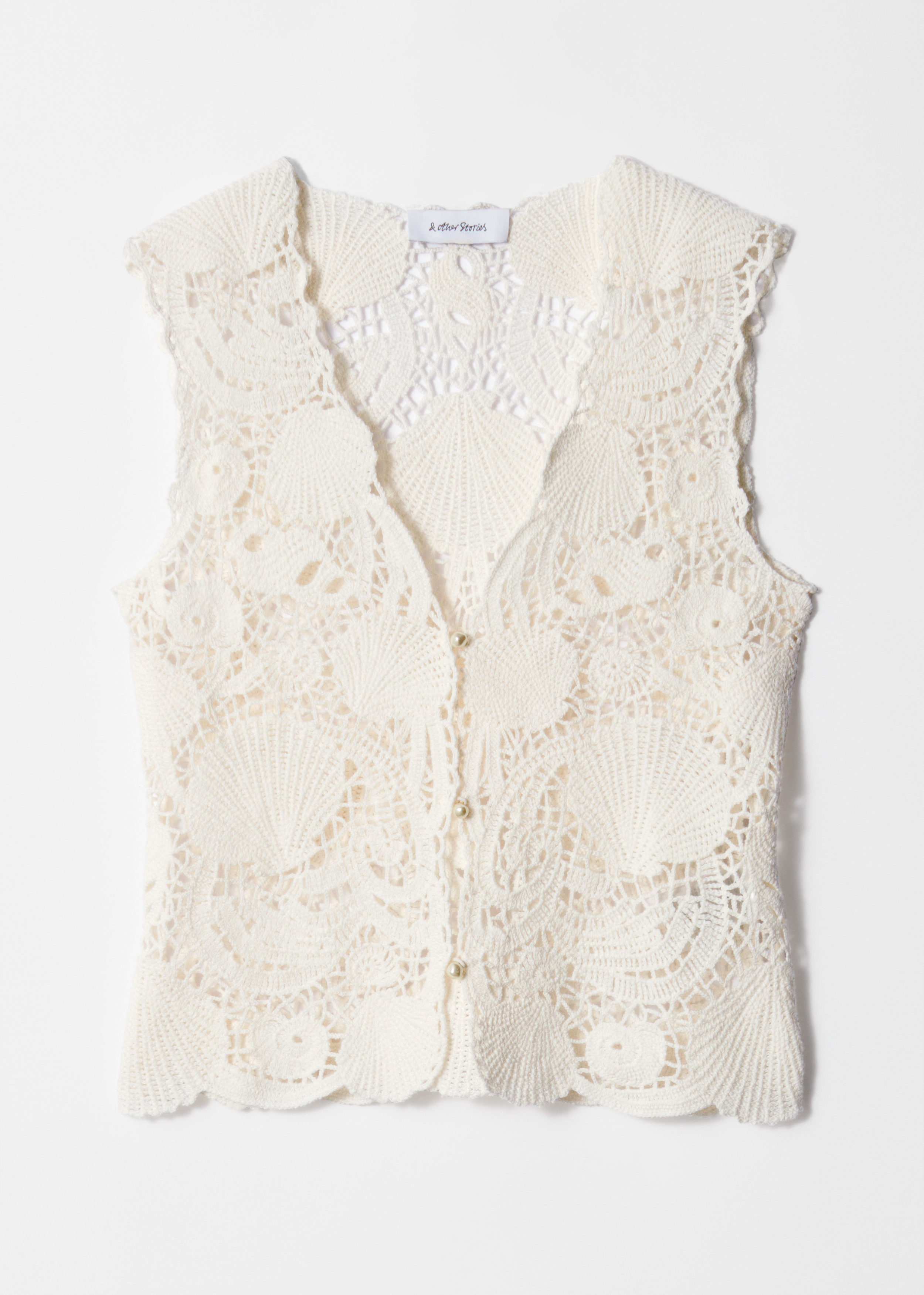 & Other Stories CROCHET VEST TOP