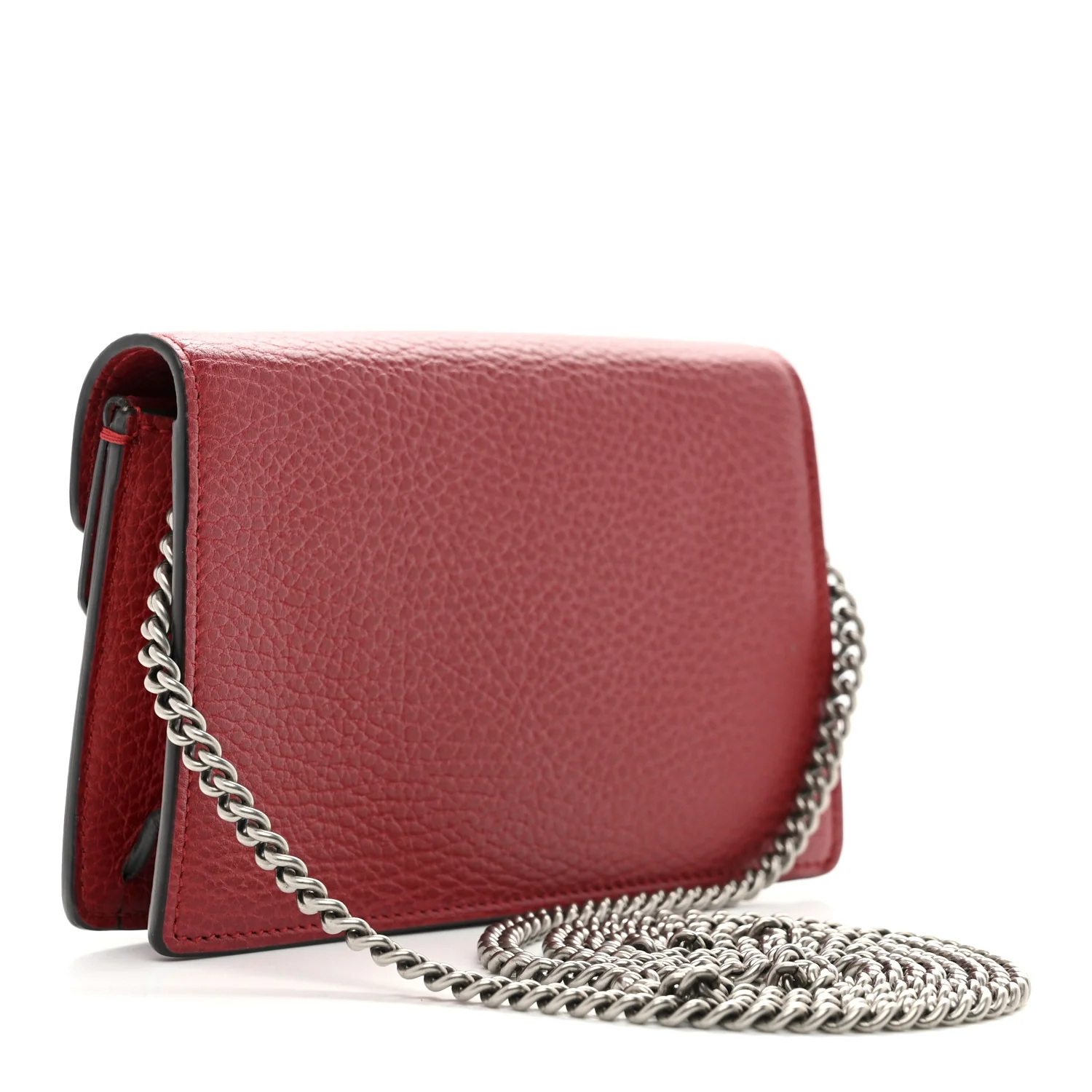 Calfskin Super Mini Dionysus Shoulder Bag Hibiscus Red - Top Club