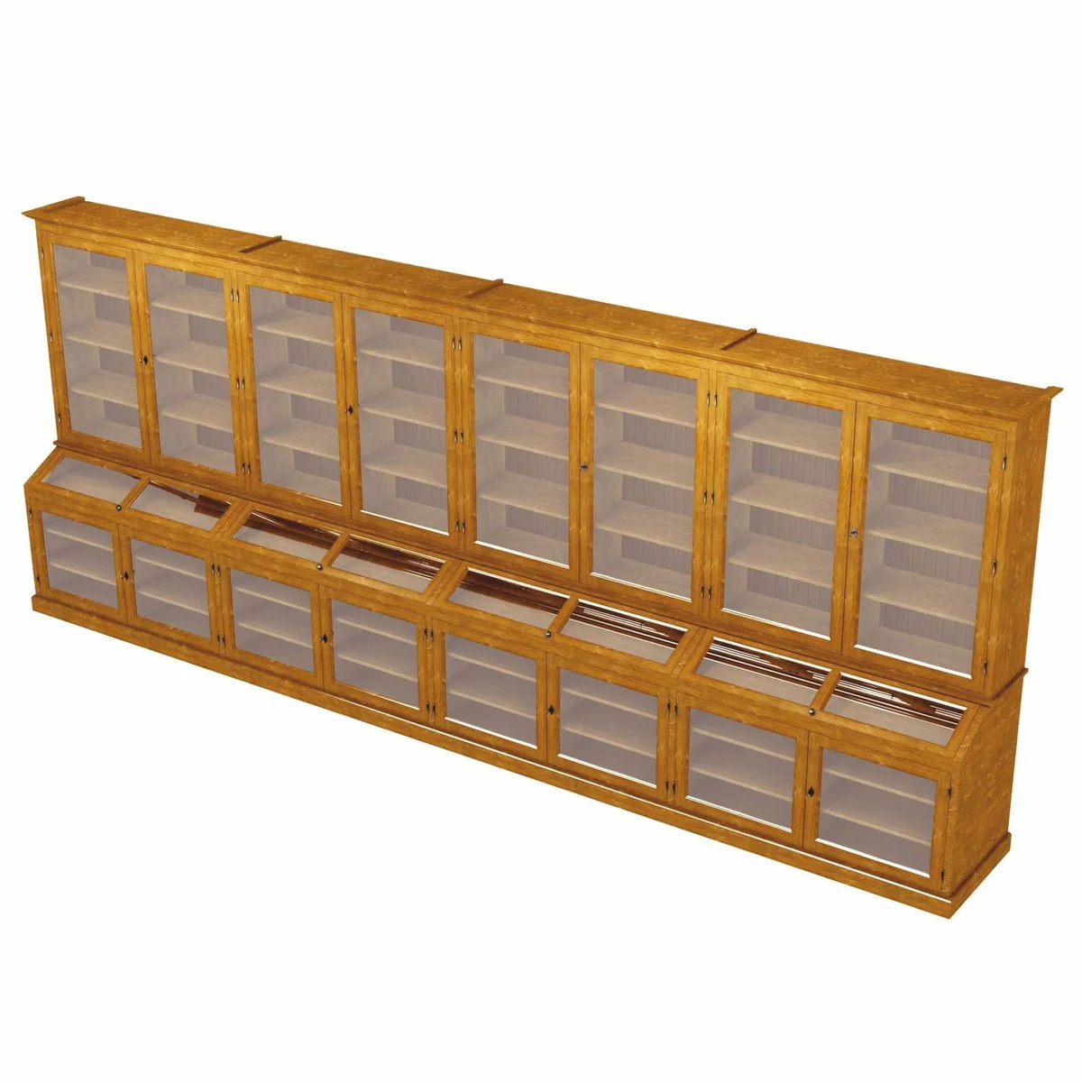 Country house style solid wood bar cabinet brown 600 cm - bar furniture