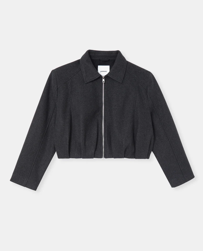 Pimkie Manteau court drap de laine forme boule
