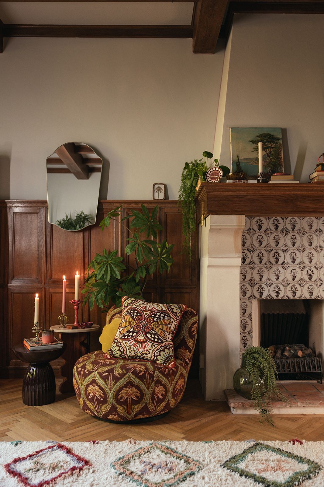 Gouden boho spiegel small