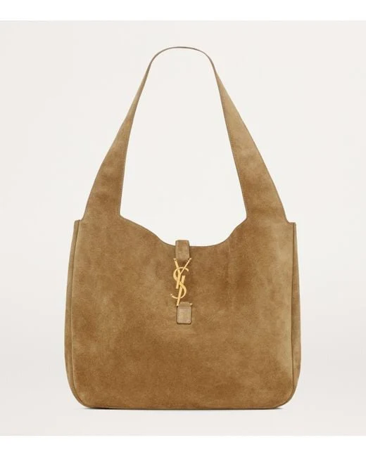 Saint Laurent Women's Brown Suede Bea Tote Bag - Top Club