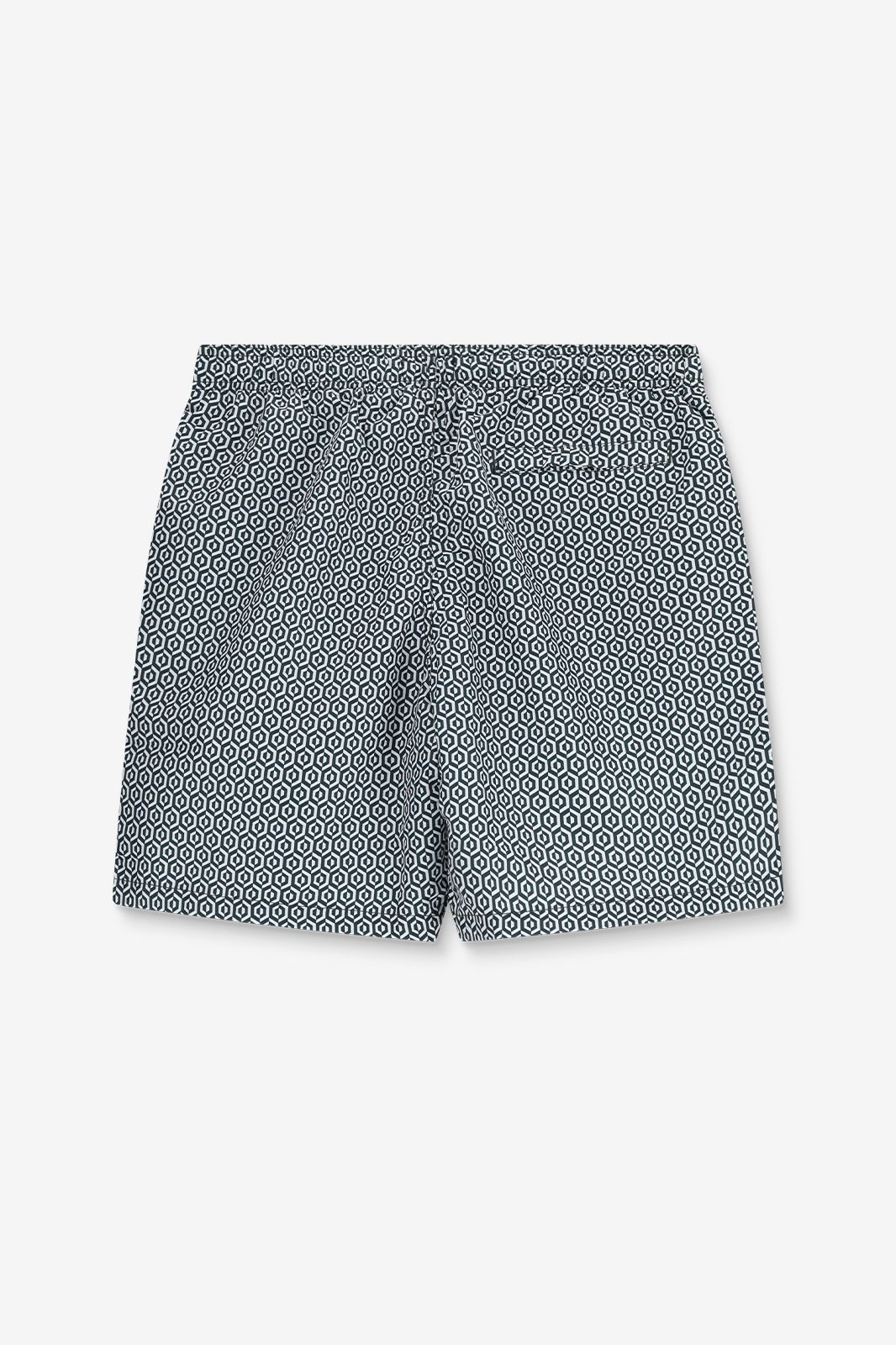 Shiwi donkergroene zwembroek met geometrische print