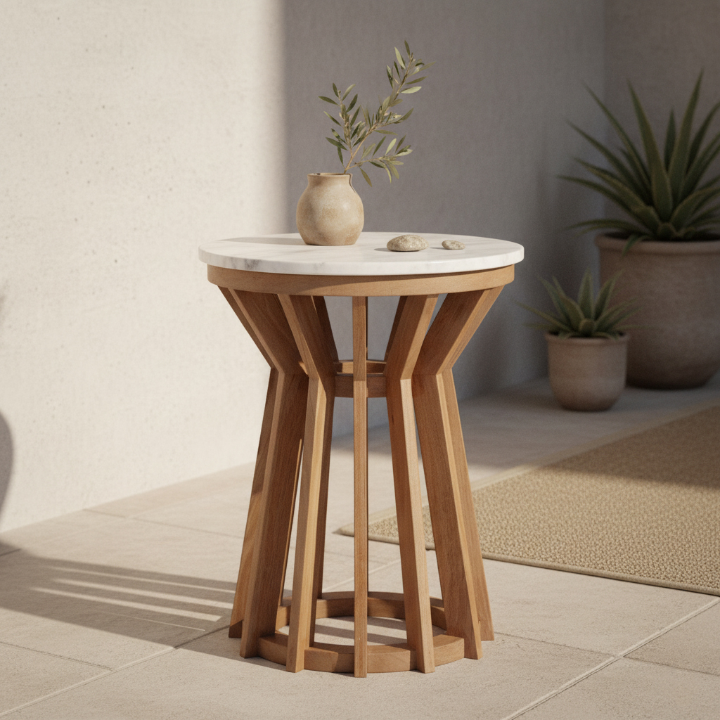 Bijzettafel Sarawak Ø40 cm