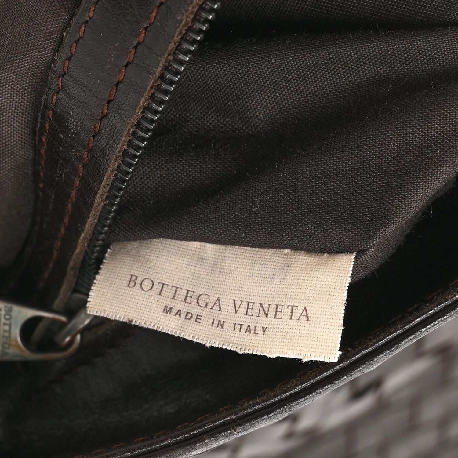 Nappa Intrecciato VN Crossbody Messenger Bag Brown - Top Club