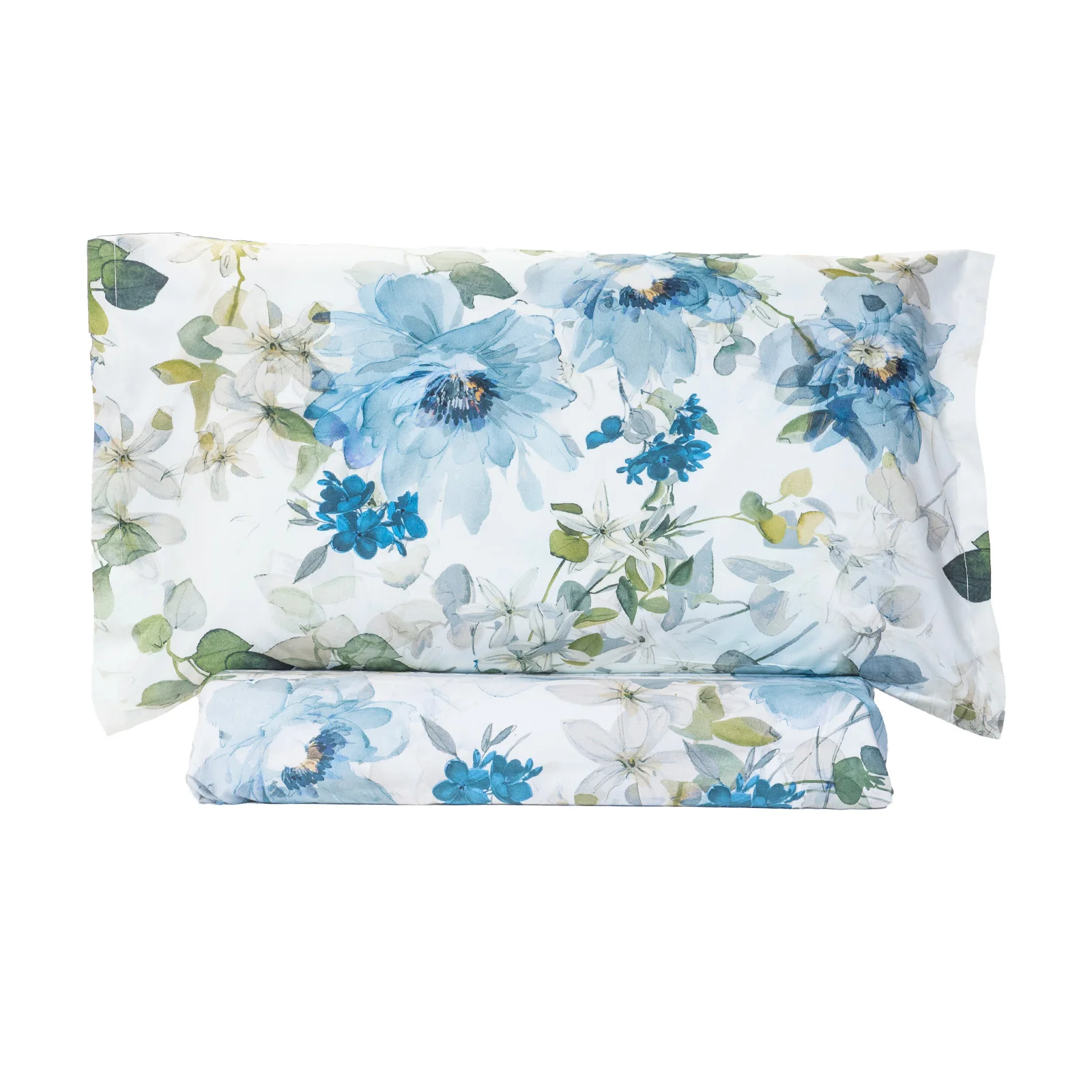 Copripiumino Con Federe In Percalle Scented-Blossom Matrimoniale