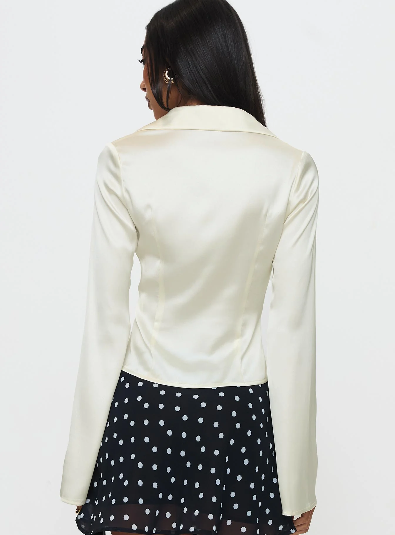 Miravella Long Sleeve Top Cream