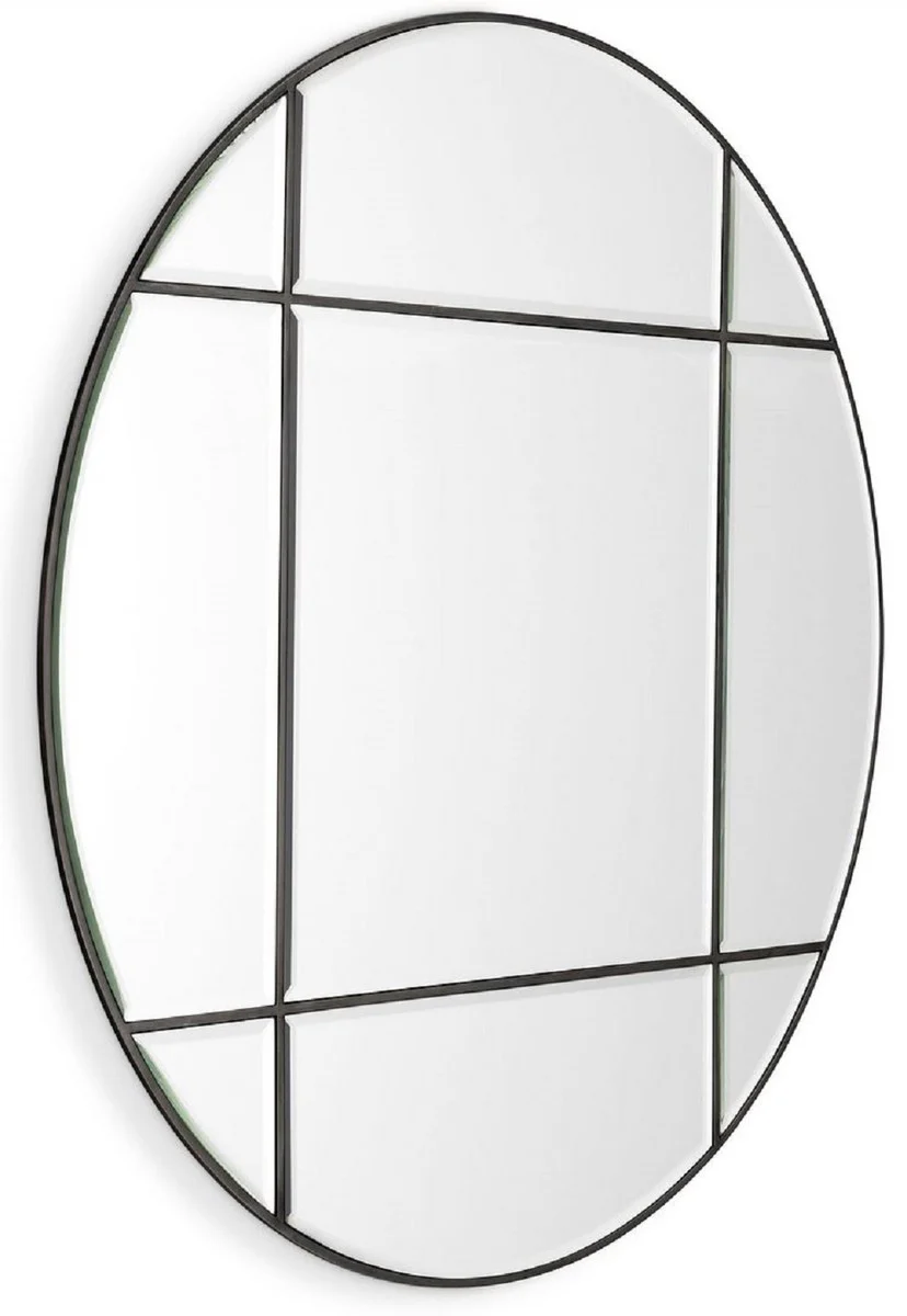 Luxury mirror bronze color Ø 110 cm - round wall mirror - living room mirror - cloakroom mirror - luxury quality