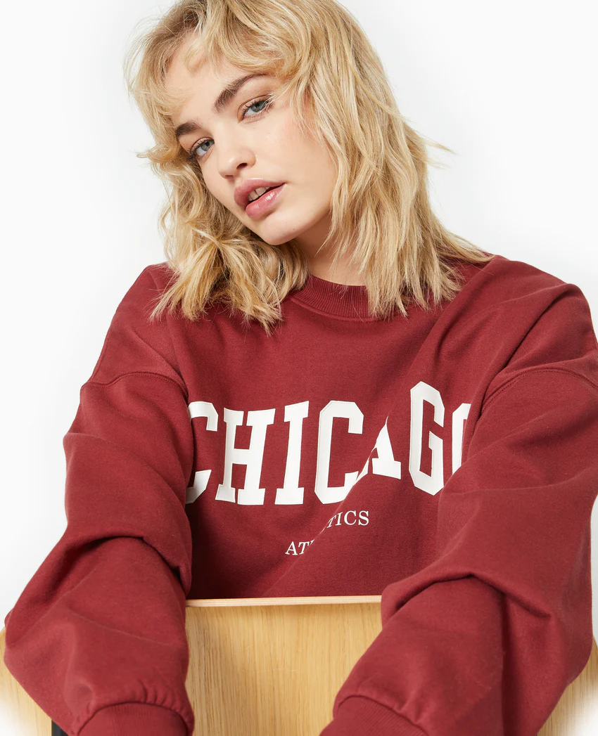 Pimkie Sweat oversize avec print CHICAGO