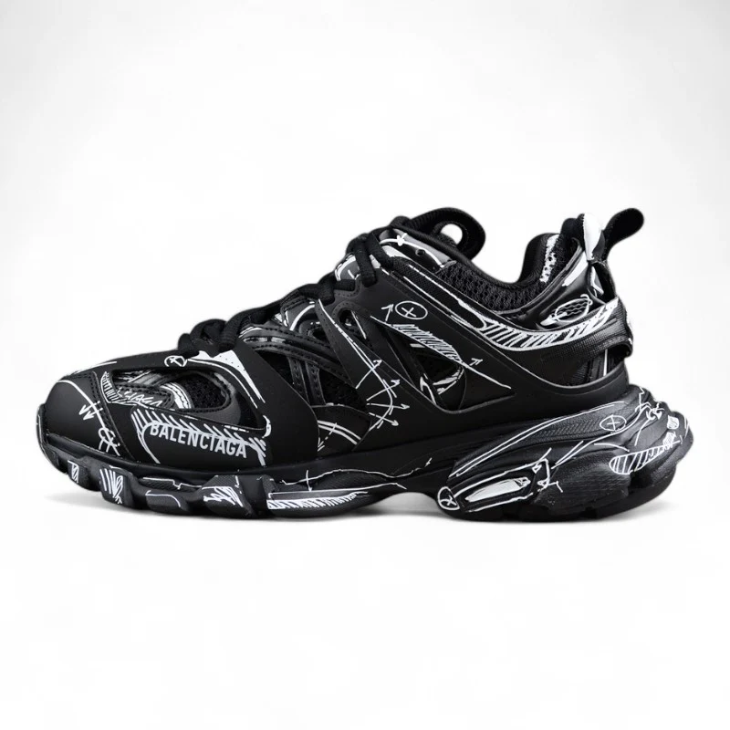Balenciaga Track Sketch-Print Panelled Sneaker - Sneaker Replica Workshop