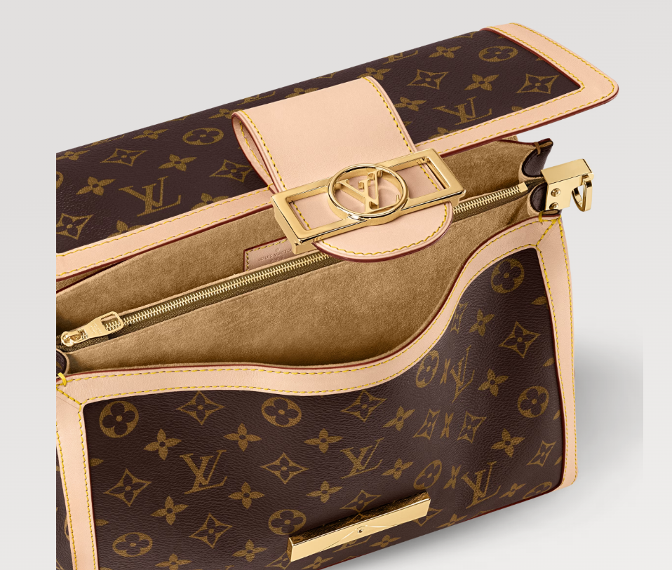 Louis Dauphine Soft GM bag size: 28 x 20 x 11 cm - Top Club