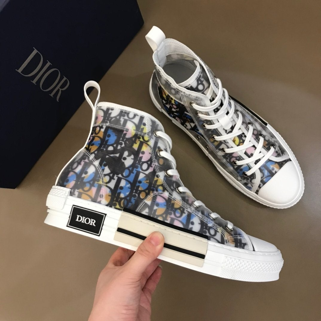 Dior B23 High Top Alex Foxton CD35 Canvas Shoes - Sneaker Replica Workshop