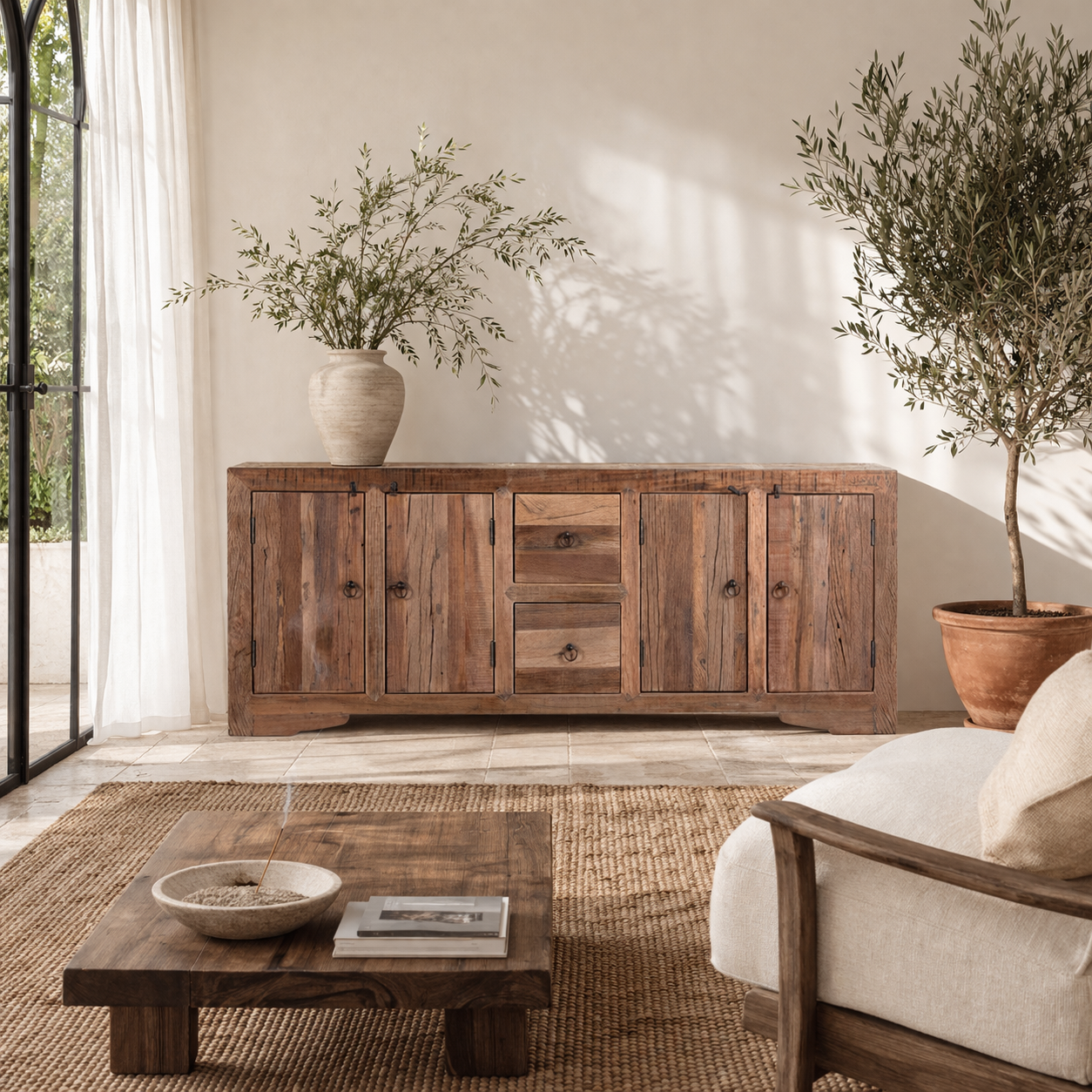 Avana - Rustiek Dressoir van Gerecycled Hout