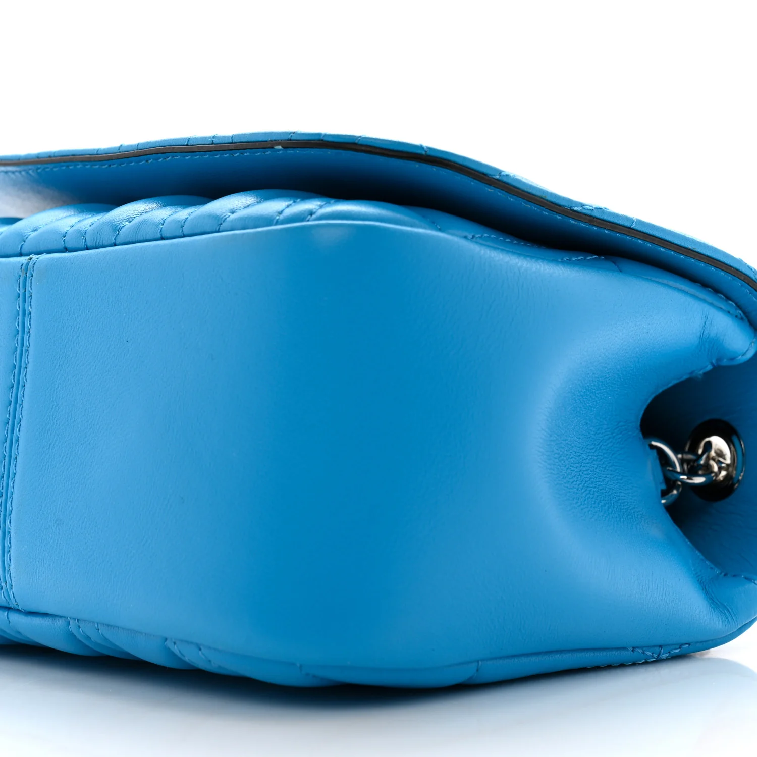 Nappa Quilted Virtus Bag Blue - Top Club