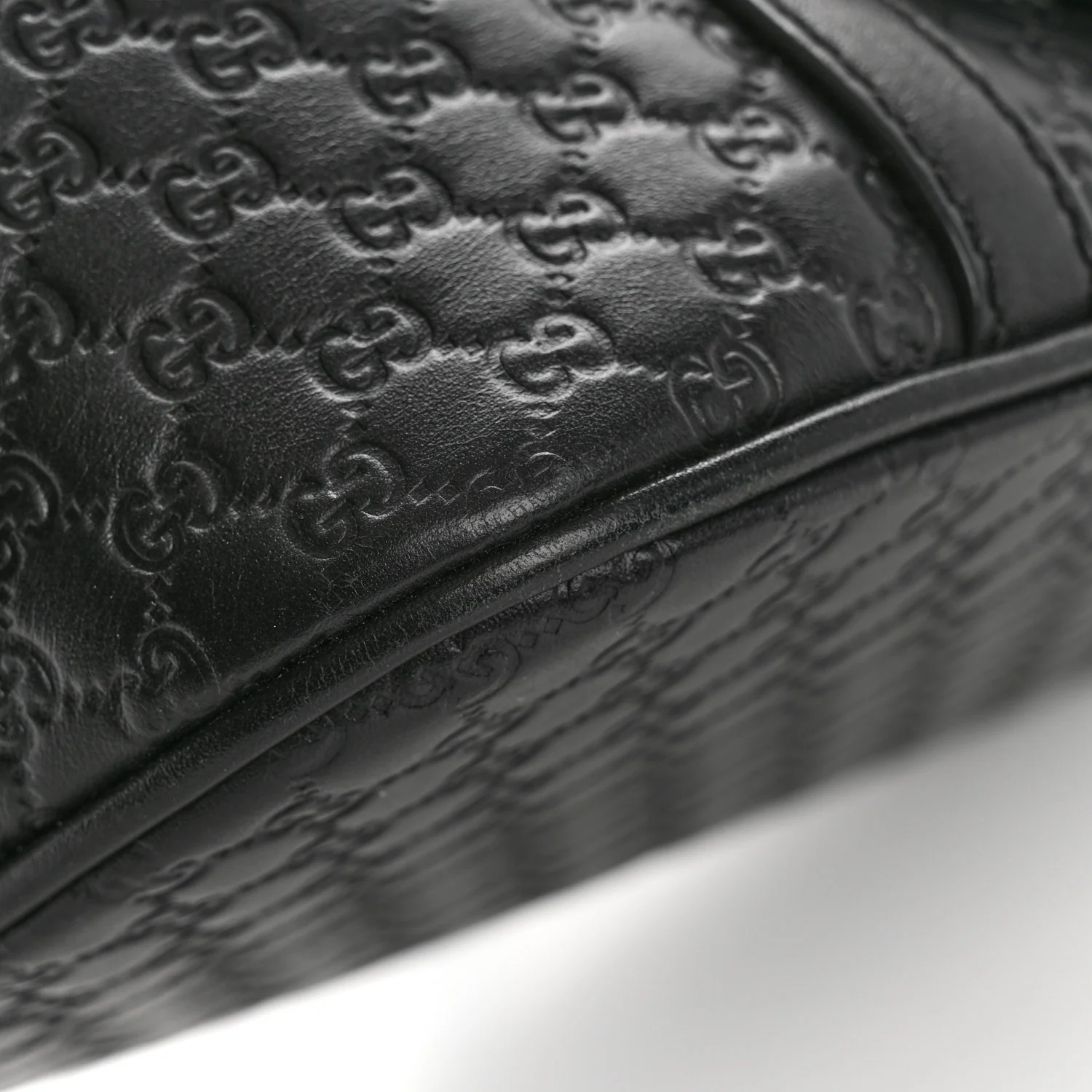 Microguccissima Mini Dome Bag Black - Top Club