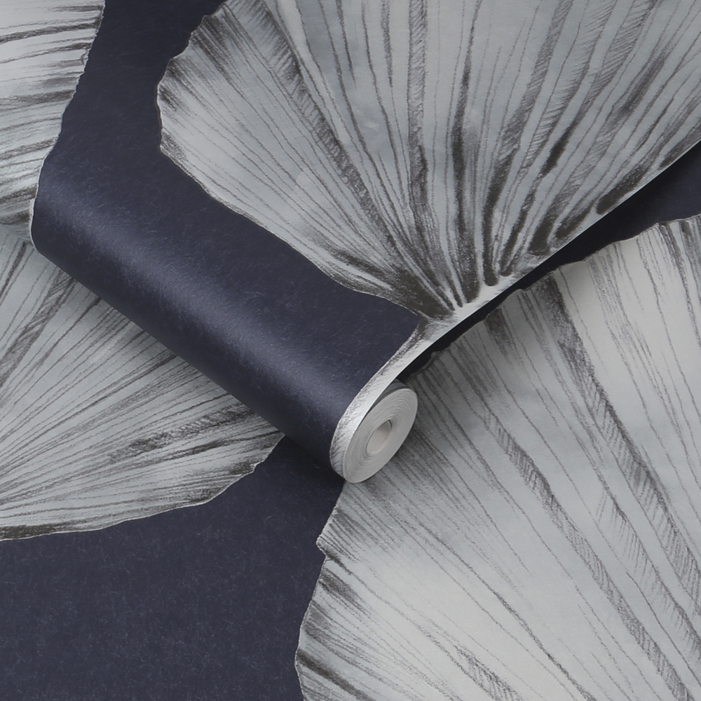 Graham & Brown  vliesbehang  Palm Fan Navy Graham & Brown  vliesbehang  Palm Fan Navy