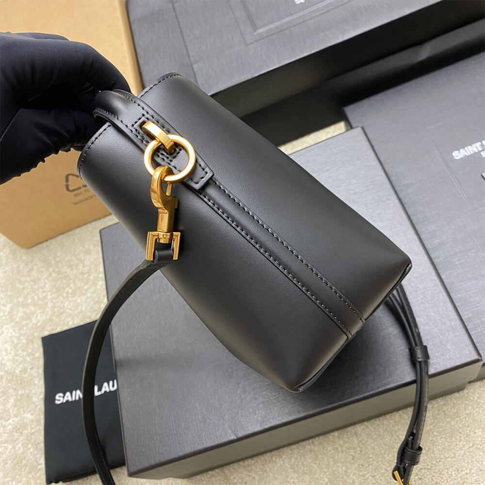 YSL LE 37 mini in shiny leather - Top Club
