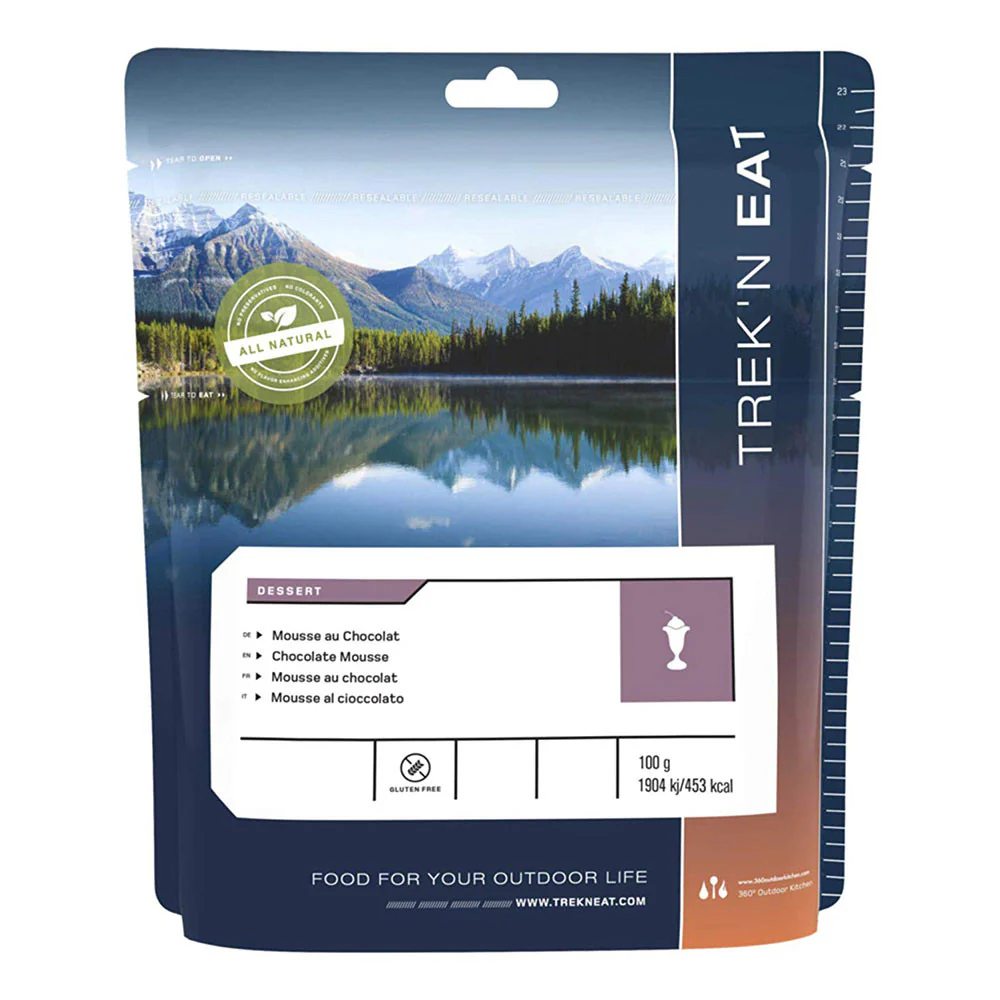 Postre liophilizado Trek'n Food 100 g - Mouse de Chocolate