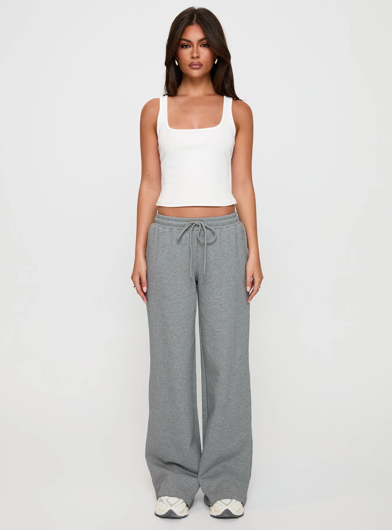 All Day Straight Leg Sweatpants Grey Marle