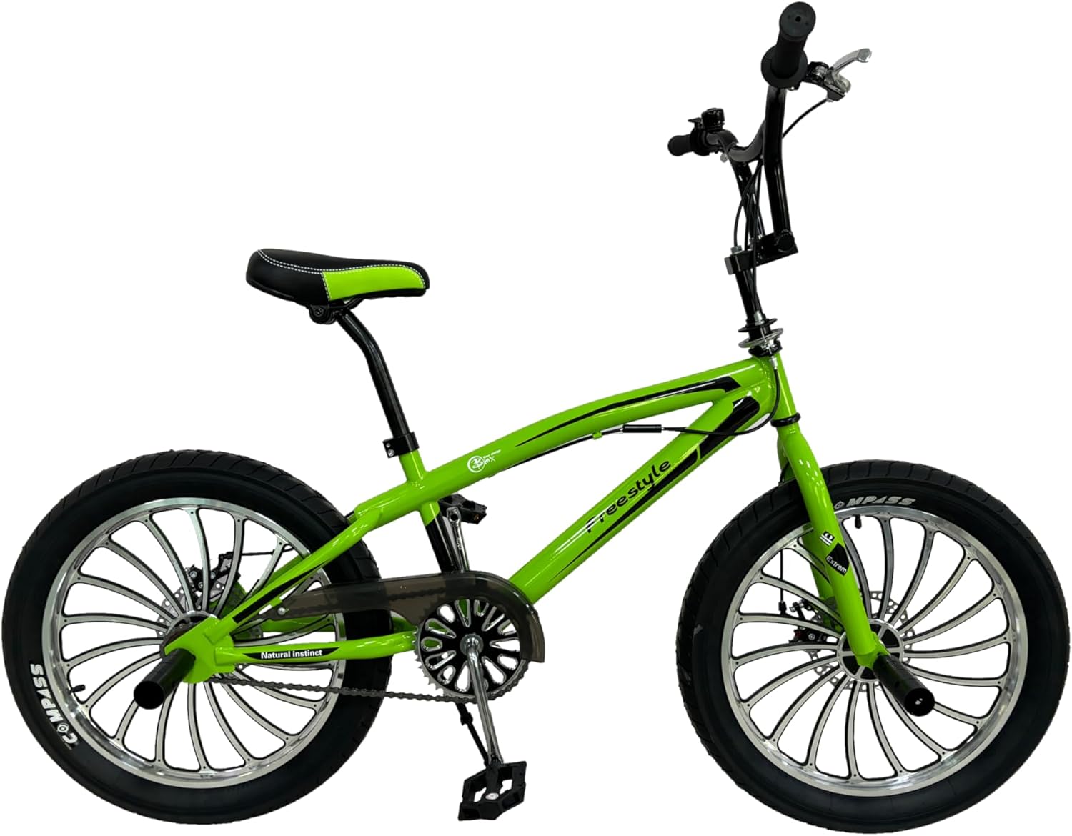 Bicicletta Freestyle bici 20 pollici bmx freestyle cerchi in lega e freni a disco vari colori manubrio rotore 360° bici per bambini dai 7 anni in su