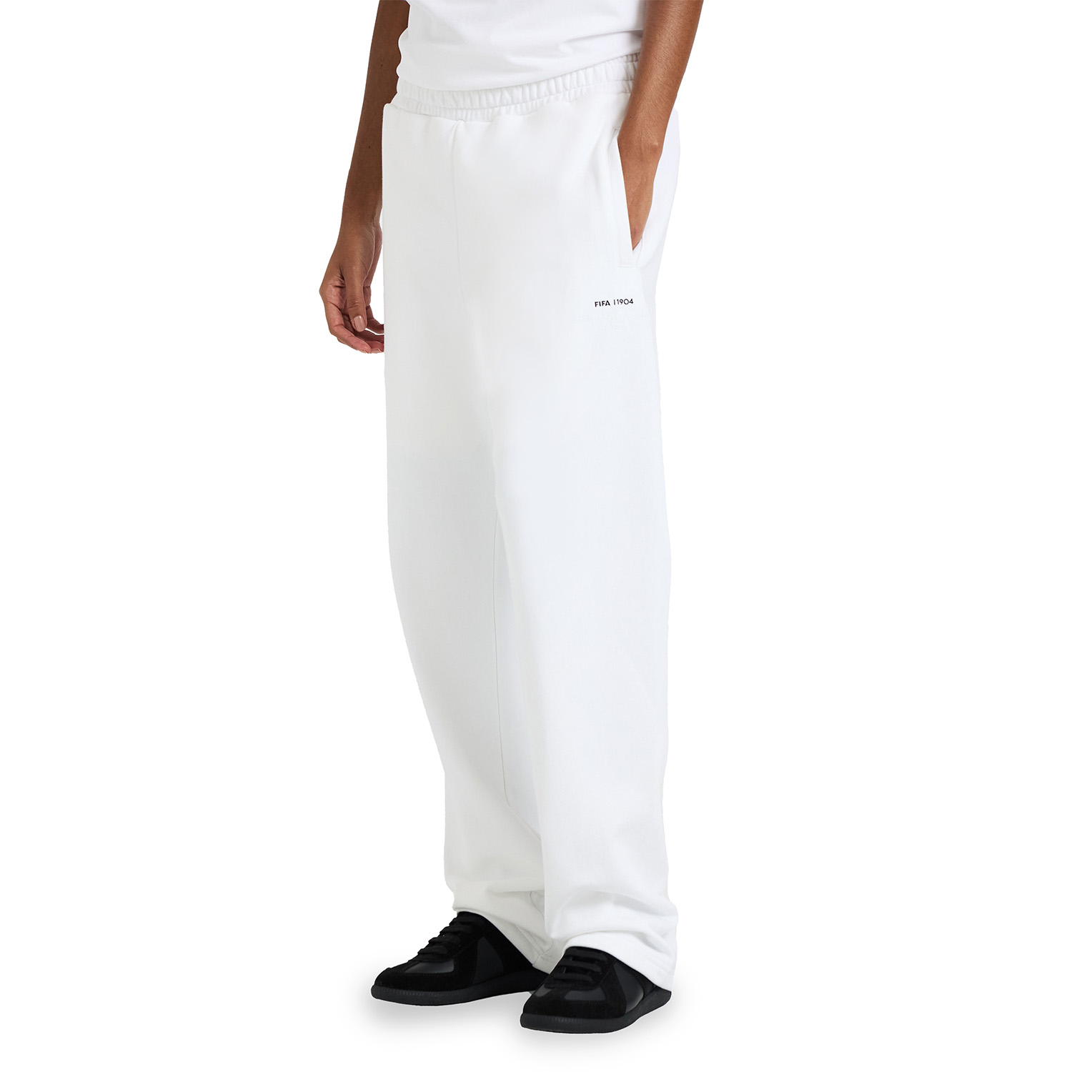 FIFA 1904 Stacked White Sweat Pants - Unisex