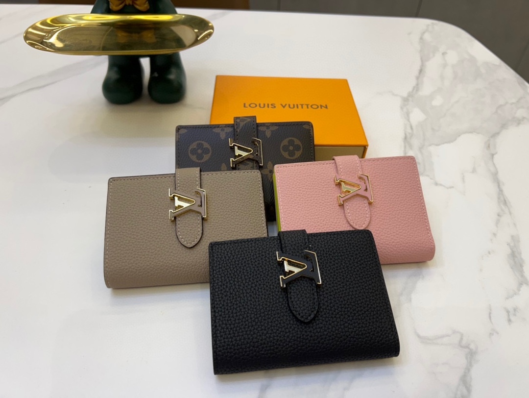Louis Vertical CP Taurillon leather wallet size : 9*12*10 cm - Top Club