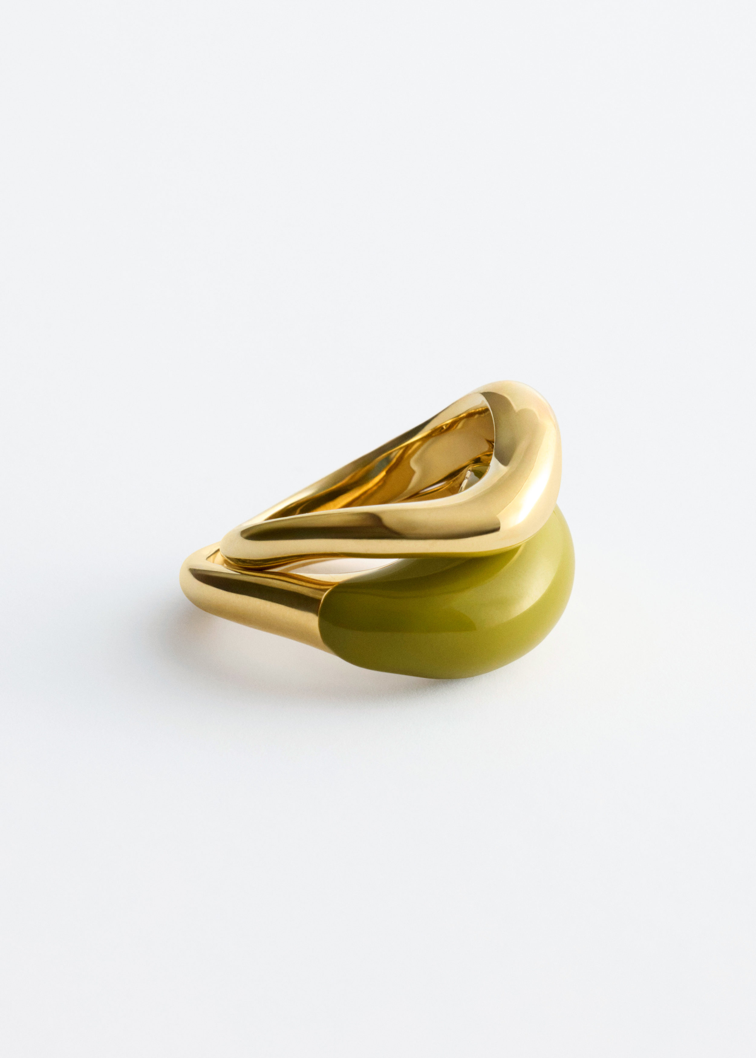 & Other Stories SCULPTURAL 2-PACK RING SET