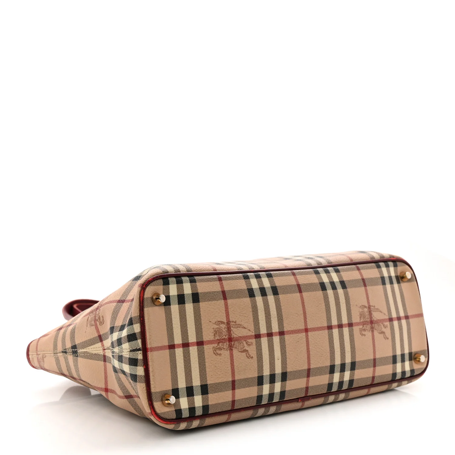 Haymarket Check Medium Regent Tote Red - Top Club