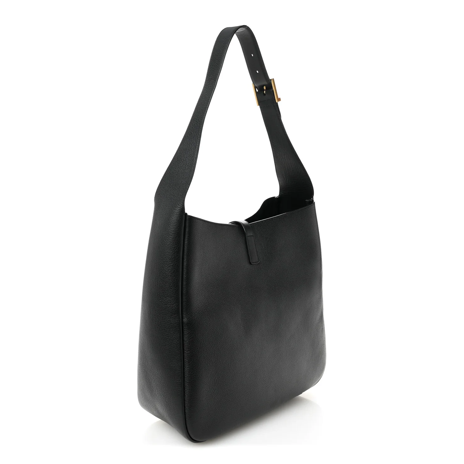 Supple Calfskin Large Le 5 A 7 Soft Hobo Black - Top Club