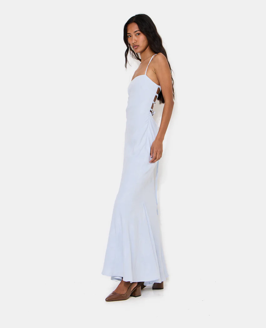 Pimkie Robe longue évasée effet sirène avec bretelles