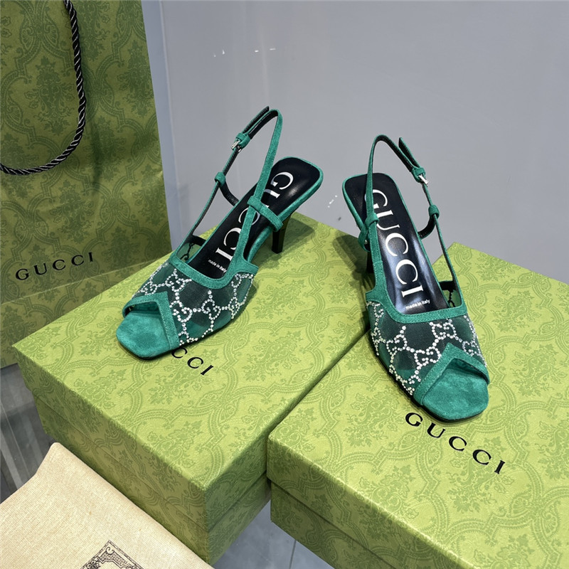 gucci mesh fish mouth high heel sandals - Sneaker Replica Workshop